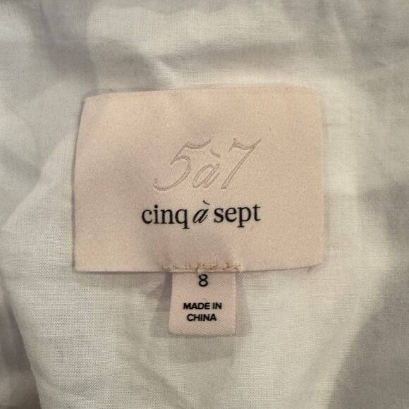 Cinq à Sept Monty Pleated Midi Dress Size 8 - Picture 10 of 13